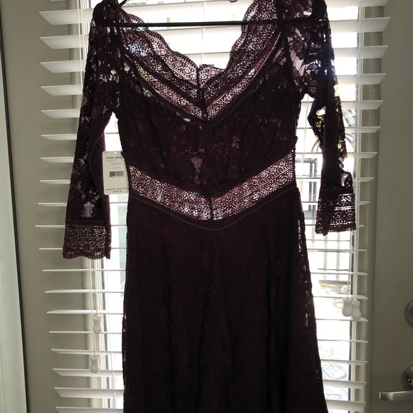 Free People Purple Lace Dress - Picture 5 of 6